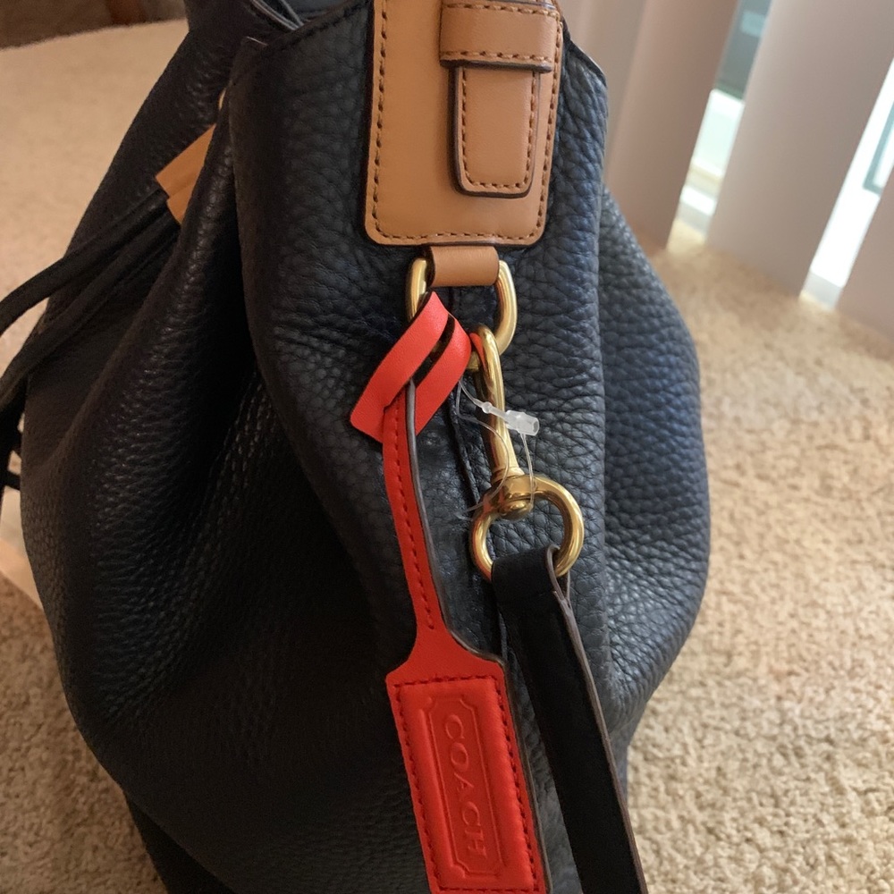 Coach Legacy Drawstring Handbag In Soft Pebbled - Picture 4 of 8